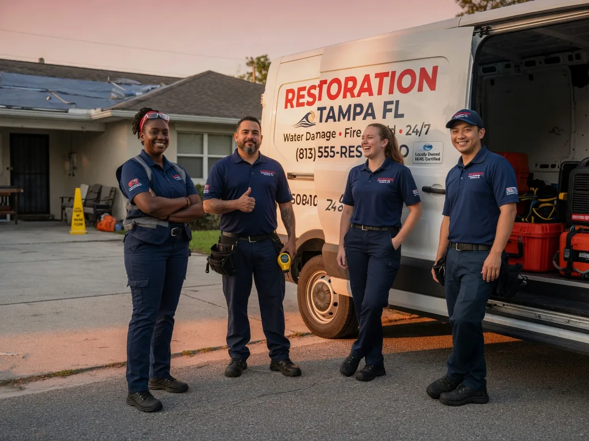 Water Damage Restoration company in Lowell, AR